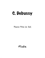 Debussy - Piano Trio – Parts