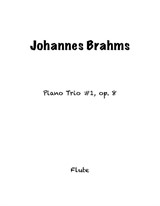 Brahms - Piano Trio No.1 – Parts