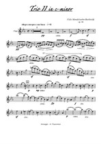 Mendelssohn - Piano Trio No.2 – Parts